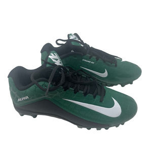 Nike Football Cleats Alpha Menace Pro Low Top Green Black Mens 9